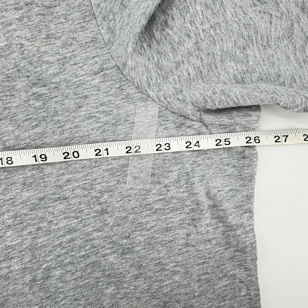 Eileen Fisher sz 2X Dark Pearl Gray Organic Cotton Elbow-Sleeve T-Shirt Dark New - Picture 11 of 12